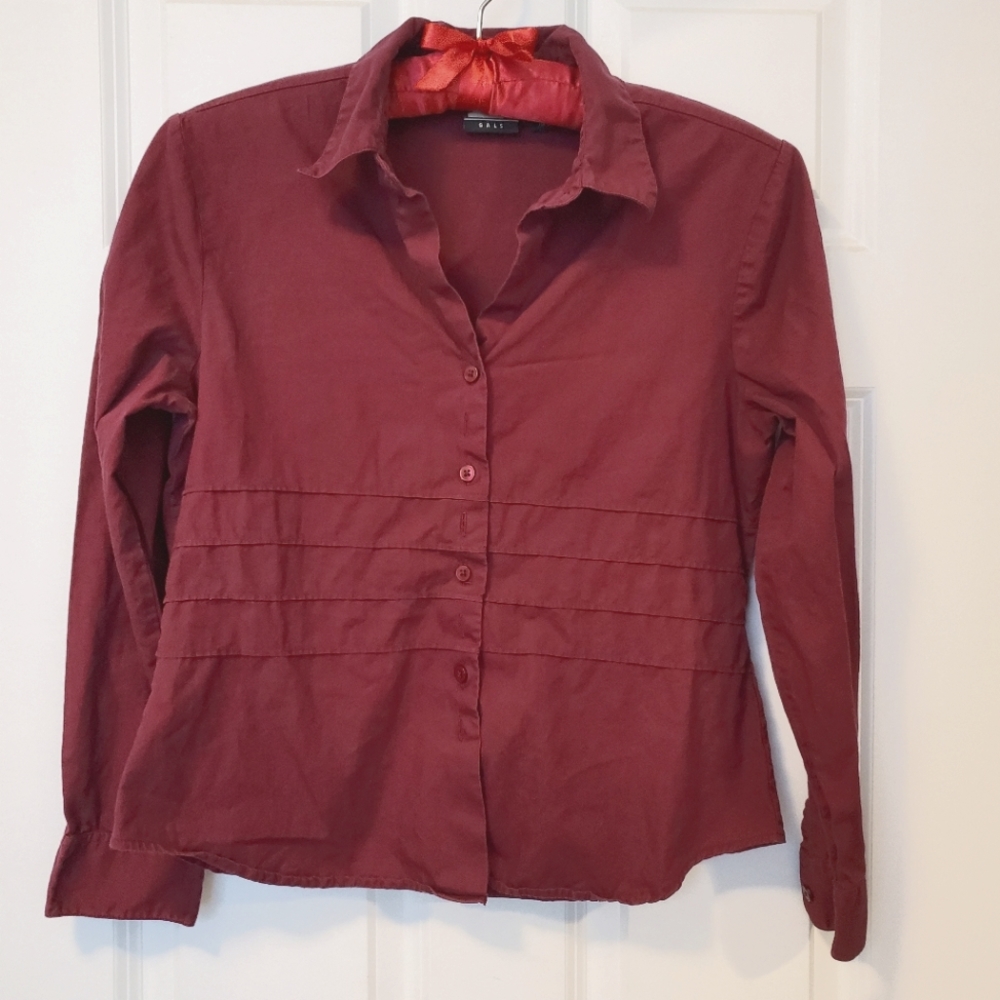 Rue21 Burgundy Shirt Size M